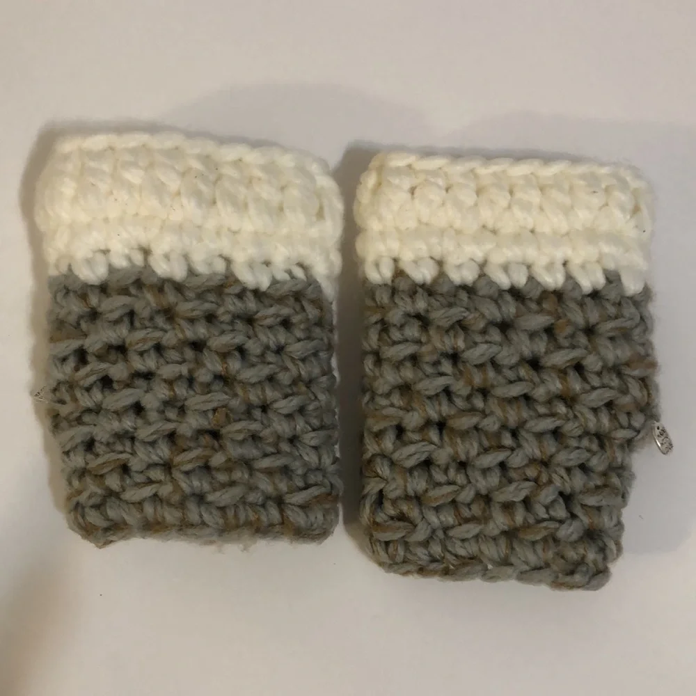 Wrist Warmers, Fingerless Mittens, Texting Gloves, Hand Warmers Handmade crochet